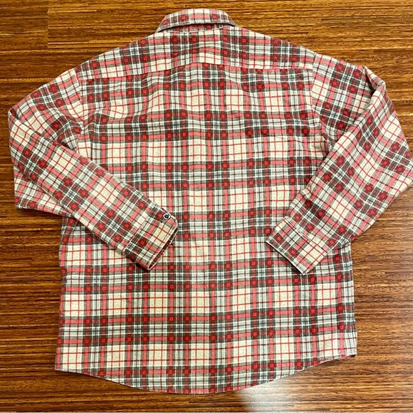 Sears Fieldmaster Vintage flannel button down GUC size large - Picture 3 of 3